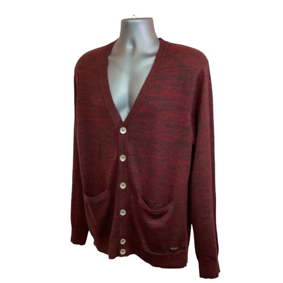 True Religion Wool Cardigan Button - Picture 2 of 9